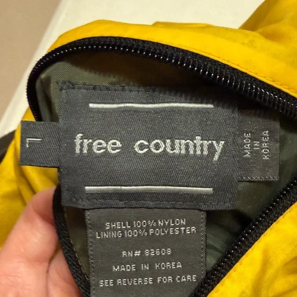 Free Country Reversible Vest Olive Green Fleece - Picture 5 of 7